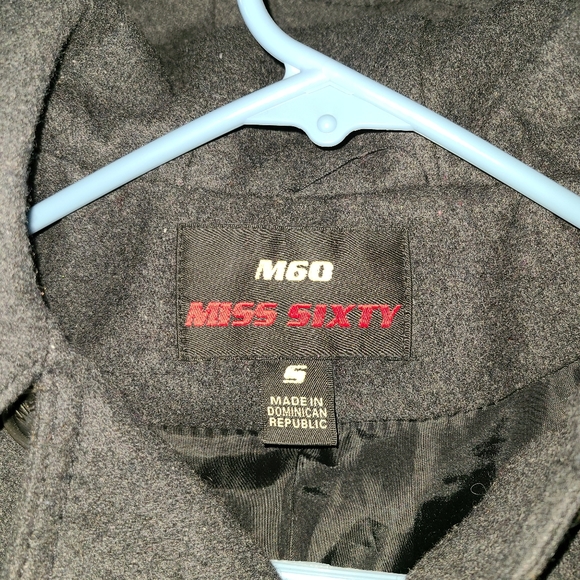 Miss Sixty Belted Gray Coat - Picture 3 of 5